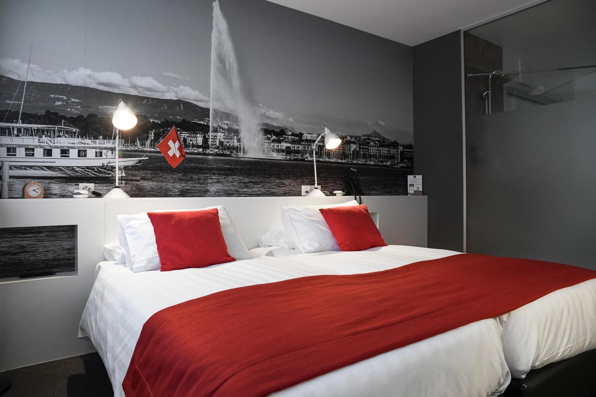 Home Swiss Hotel Женева Стая снимка