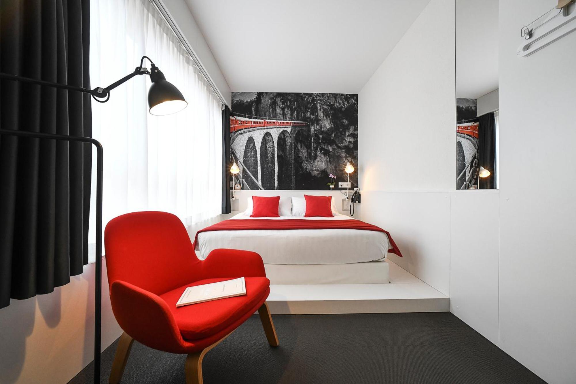 Home Swiss Hotel Женева Стая снимка